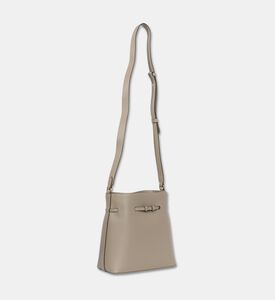 Strathberry Corda Smooth Leather Bucket Bag, Taupe, Packshot View