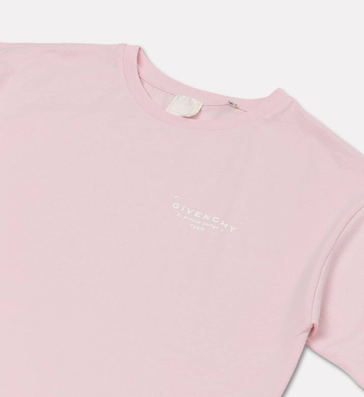 Givenchy Twisted Seam Organic Jersey T-shirt, Red, 10y, Packshot View