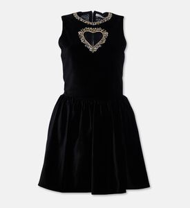 Alice and Olivia Ella Velvet Mini Dress, Packshot View