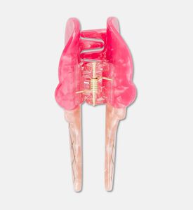 Luciole Et Petit Pois Raspberry Claw Clip, Packshot View