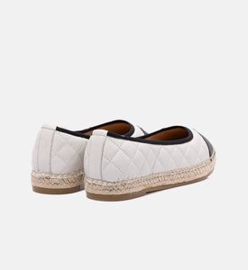 حذاء باليرينا مبطّن بمقدمة دائرية