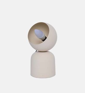 Home Deco and More Floral 3 Pin Table Lamp, Beige, Packshot View