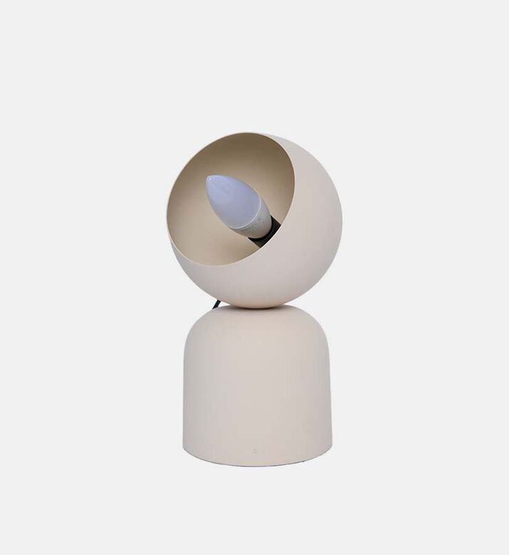 Home Deco and More Floral 3 Pin Table Lamp, Beige, Packshot View