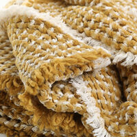 Honey Waffle Cotton Wool Throw