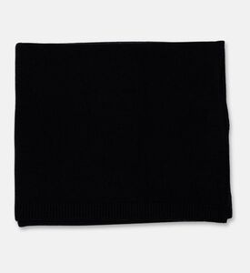 Galeries Lafayette Knit Regular-fit Scarf, Black, Packshot View
