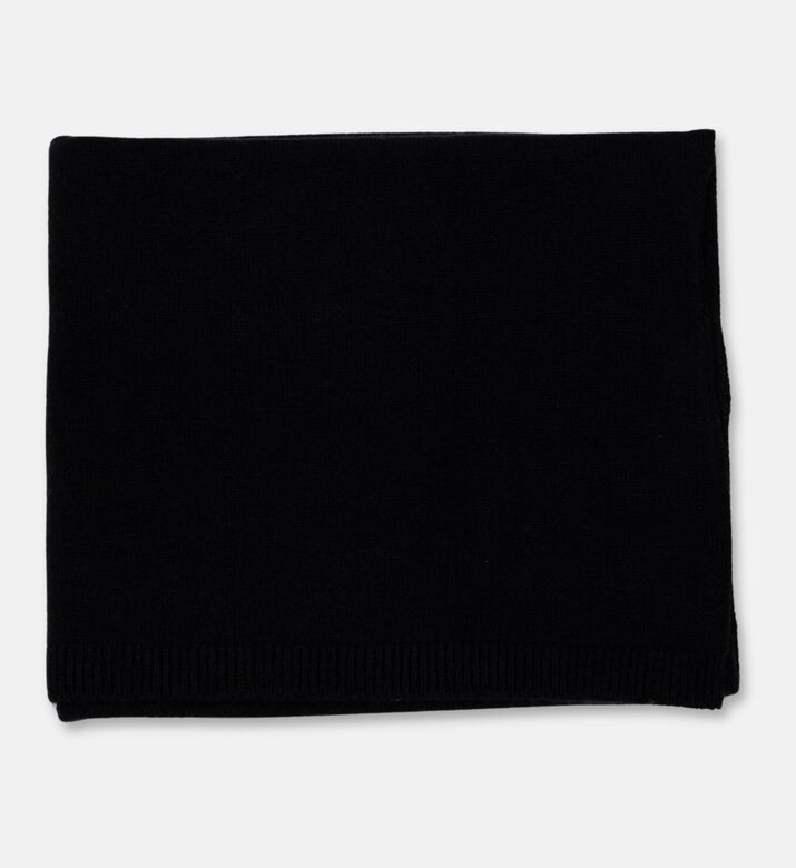 Galeries Lafayette Knit Regular-fit Scarf, Black, Packshot View