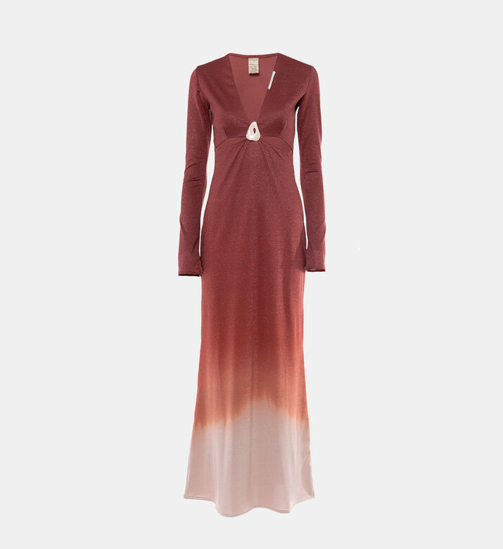 Long-sleeve Flared Dress