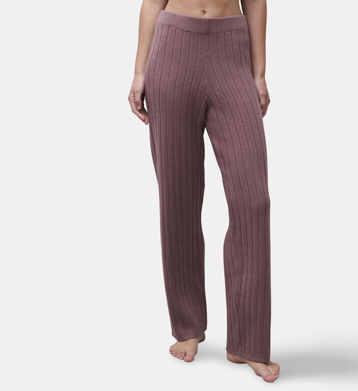 Chantelle Ribbed Knit Lounge Trousers, Model View