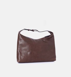 حقيبة كتف جلد بشكل وسادة