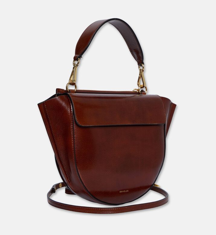 Wandler Hortensia Palissander Glaze Small Bag, Brown, Packshot View