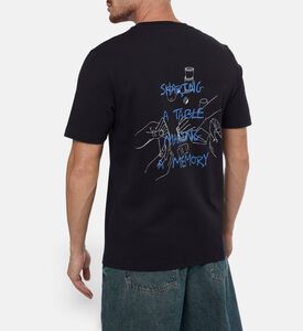 Samsoe Sacards Logo-embroidery Crewneck T-shirt, Model View