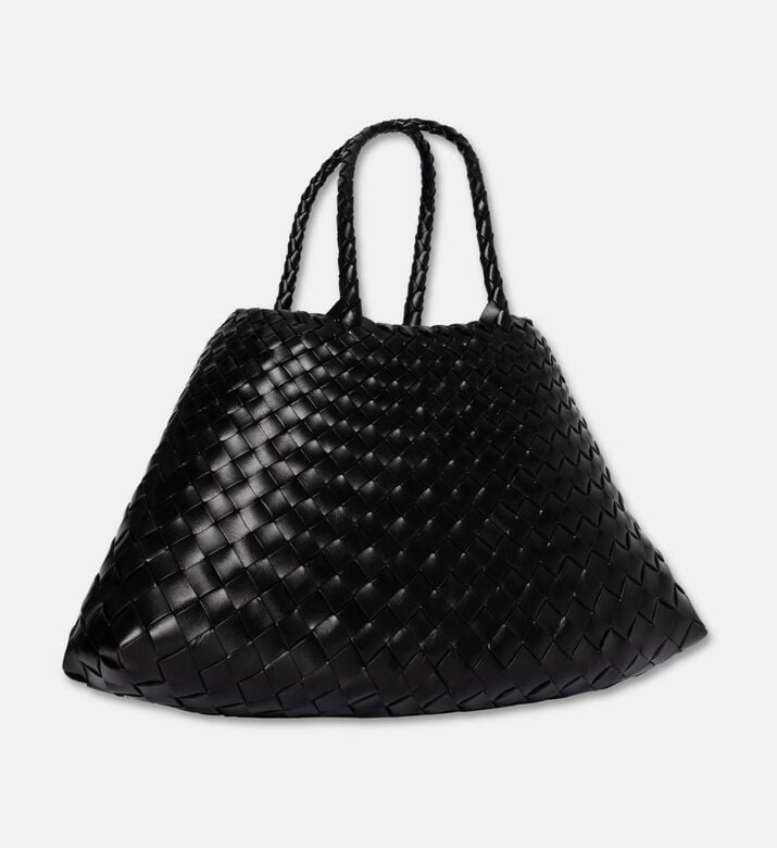 Dragon Diffusion Santa Croce Small Leather Bag, Black, Packshot View