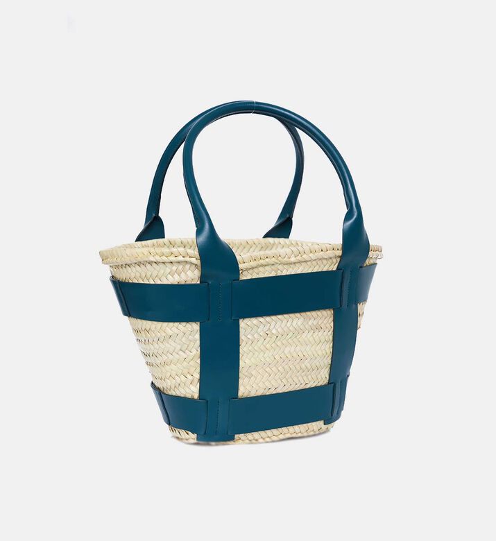 Maxi Santorini Smooth Leather Handbag