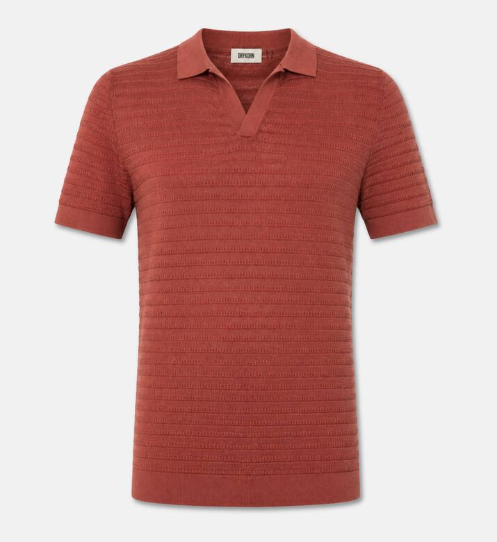 Drykorn Braian Knitted Polo Shirt, M, Packshot View