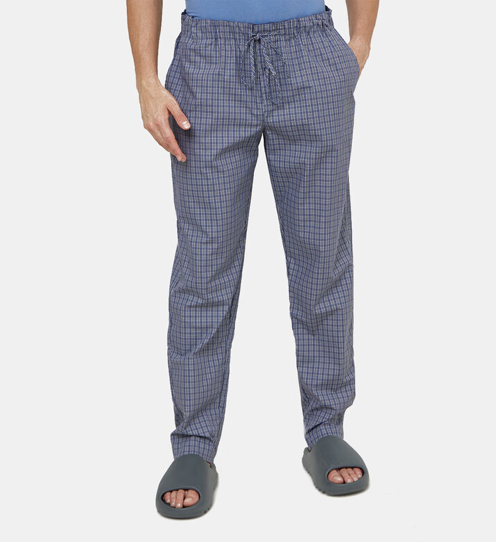 بنطال بخصر مطاطي ومربعات