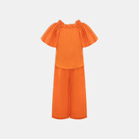 Alia Linen Blouse Trousers Set