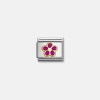 Composable Classic Fuchsia Glitter Flower