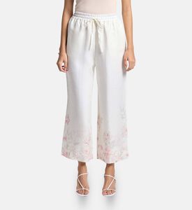Carter and White Agnes Floral Wide-leg Trousers, Model View