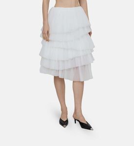 تنورة بطبقات تول