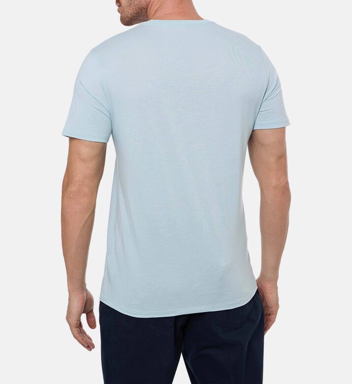 Vince Crewneck Long-sleeve Sweater, Light-blue, Xxl, Model View