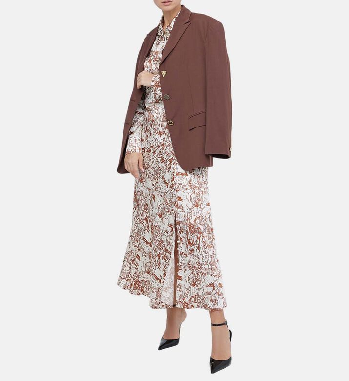 Enzo Wool Blend Tailored Blazer Enzo Wool Blend Tailored Blazer