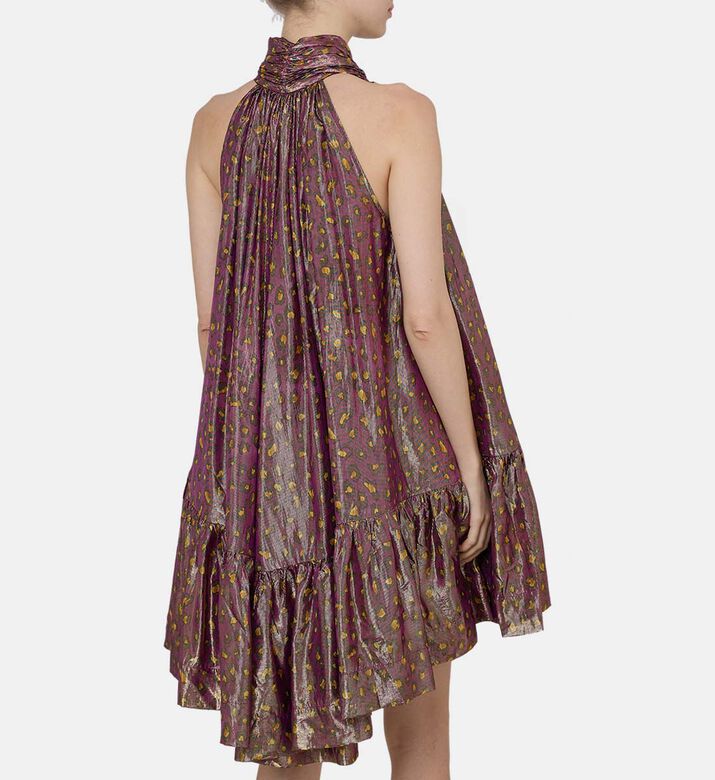 Polka Dot Sleeveless Mini Dress