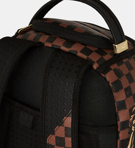 حقيبة ظهر بطبعة بسحاب أمامي