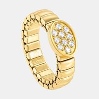 Cubic Zirconia Oval Ring