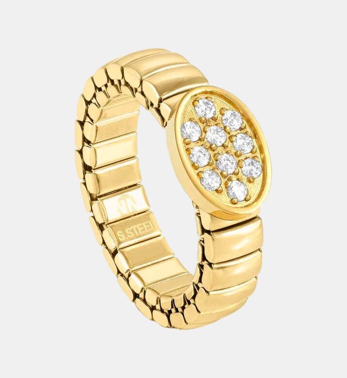 Cubic Zirconia Oval Ring