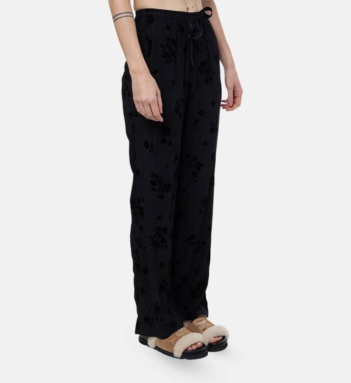 Zadig et Voltaire Velvet Floral-embroidery Regular-fit Pants, Model View