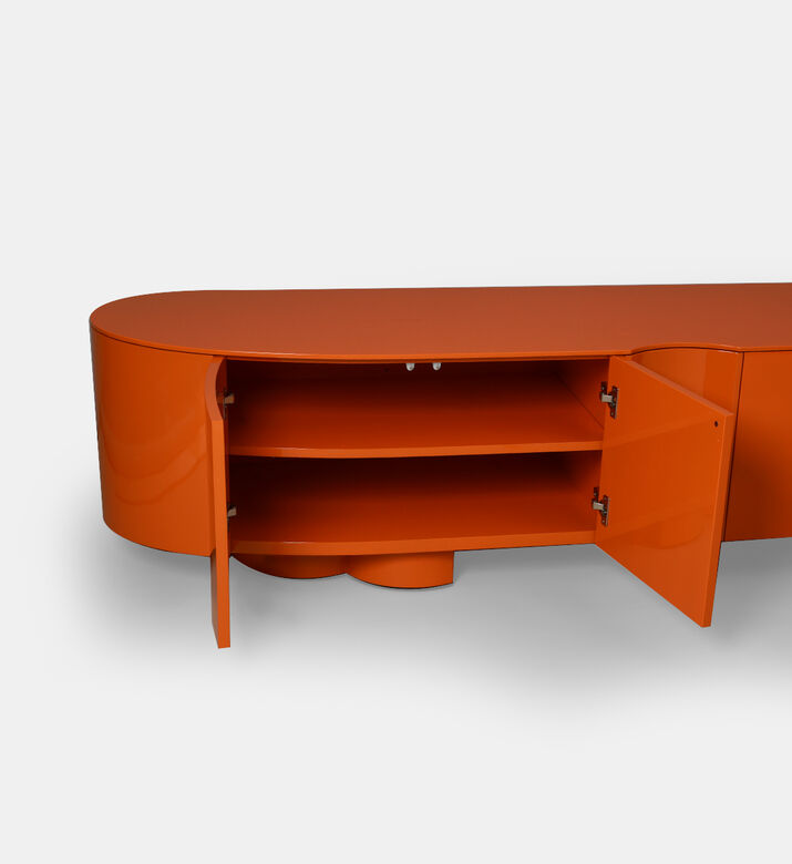 Home Deco and More Tokyo Tv Iron Unit, Orange, 220x50x51-cm, Packshot View