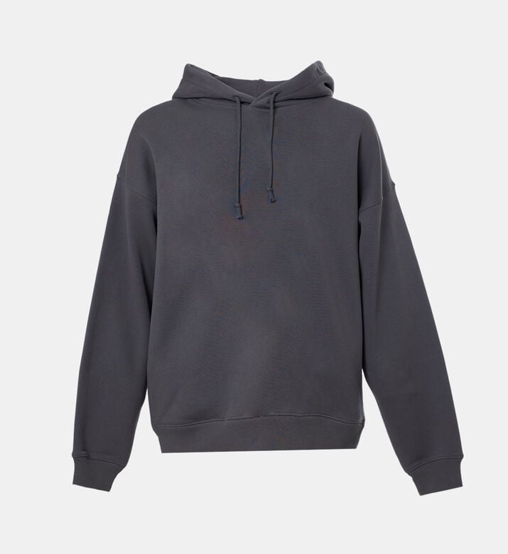 Dropped Shoulders Ribbed Oversized Hoodie