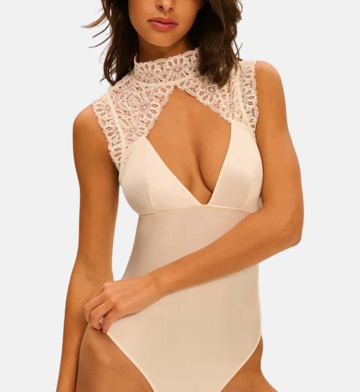 Symphonie Embroidered Bodysuit