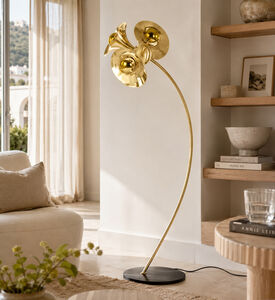 Versmissen Jazz Brass Marble 5-bulb Lamp, Packshot View