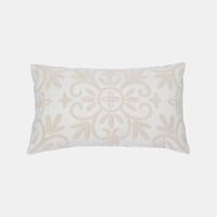 Sakuri Chenille Floral Throw Pillow 35x60 Cm
