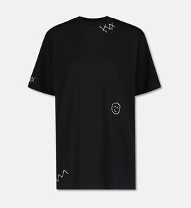 Joshua Sanders Ts Distressed, Black, Xl, Packshot View