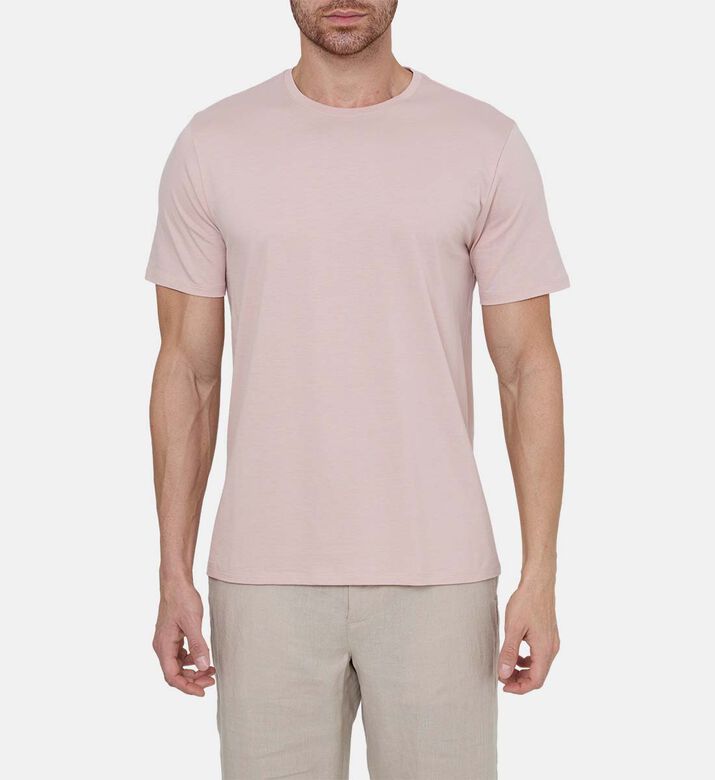 كنزة بياقة دائرية بأكمام طويلة