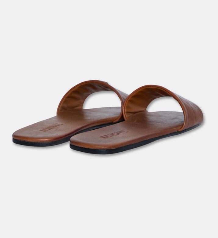 Schutz Quilted Leather Slide Sandals, Packshot View