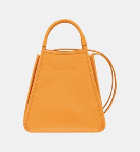 حقيبة لو فولون جلد بمقبض علوي