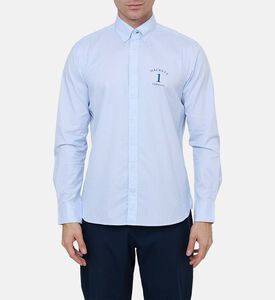 قميص هيريتج بخطوط رفيعة قطن