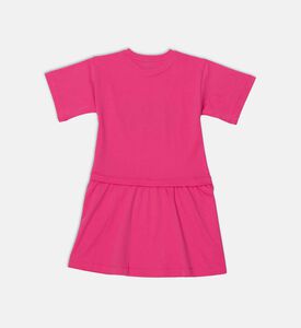 Teddy Bear-print Flared Mini Dress