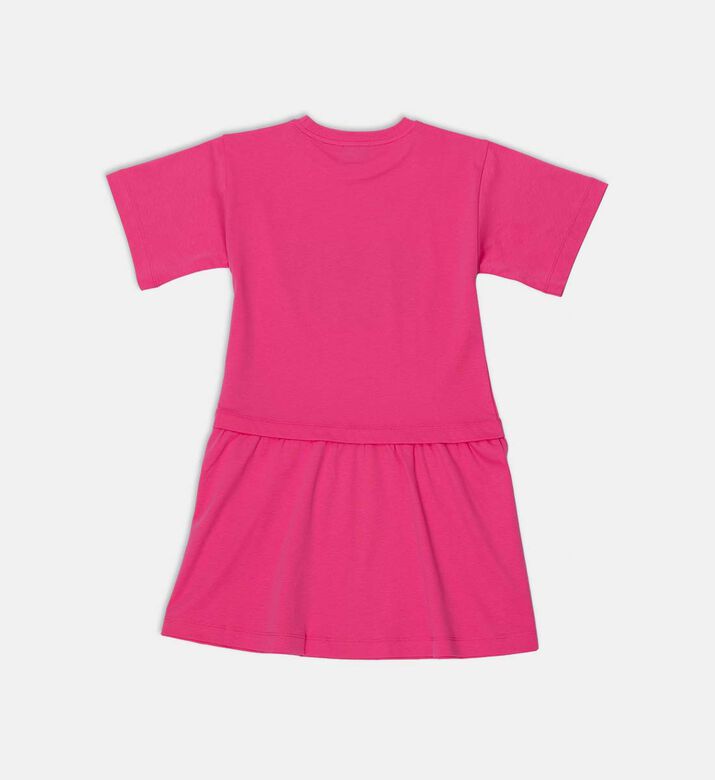 Teddy Bear-print Flared Mini Dress