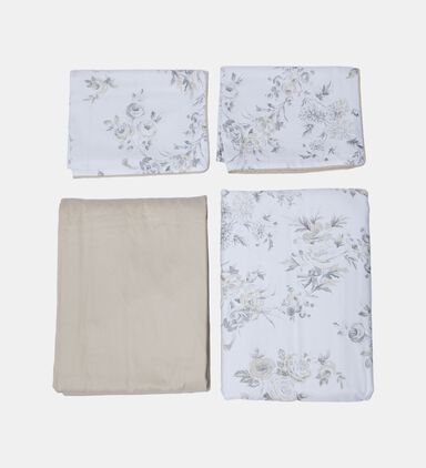 Carmen Floral Cotton Satin Bed Set