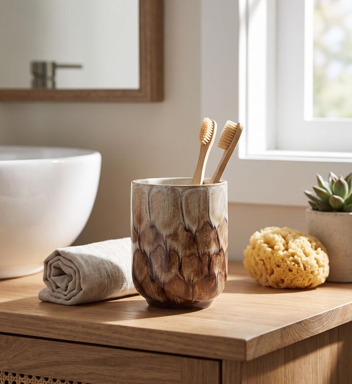 Andrea House Turtle Toothbrush Holder, Model View
