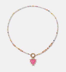 My Little Thieves Necklace Pink Heart, Packshot View