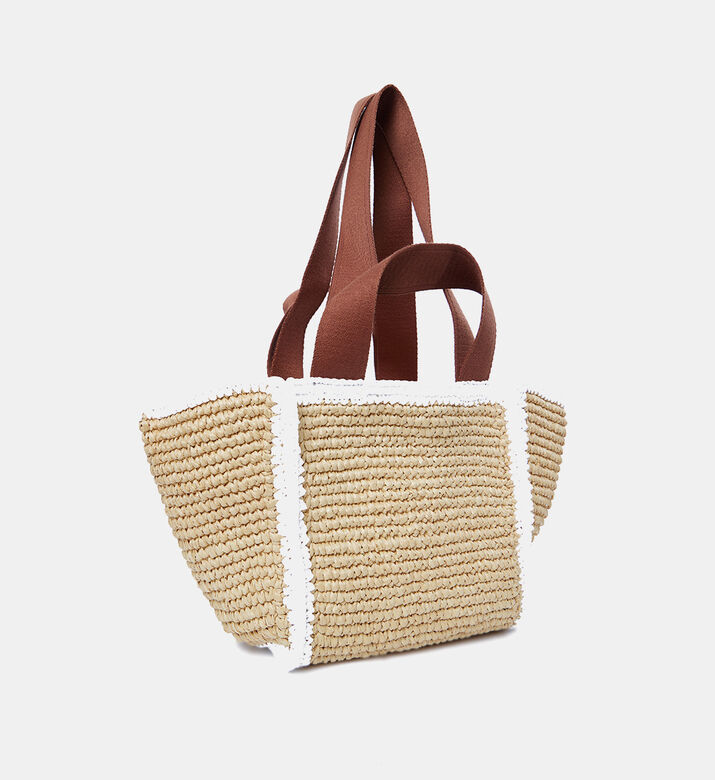 Sillo Raffia-effect Shopper Bag