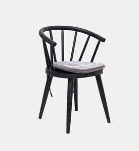 Home Deco and More Augusta Wooden Dining Chair, Natural, 53x48x76-cm, Packshot View