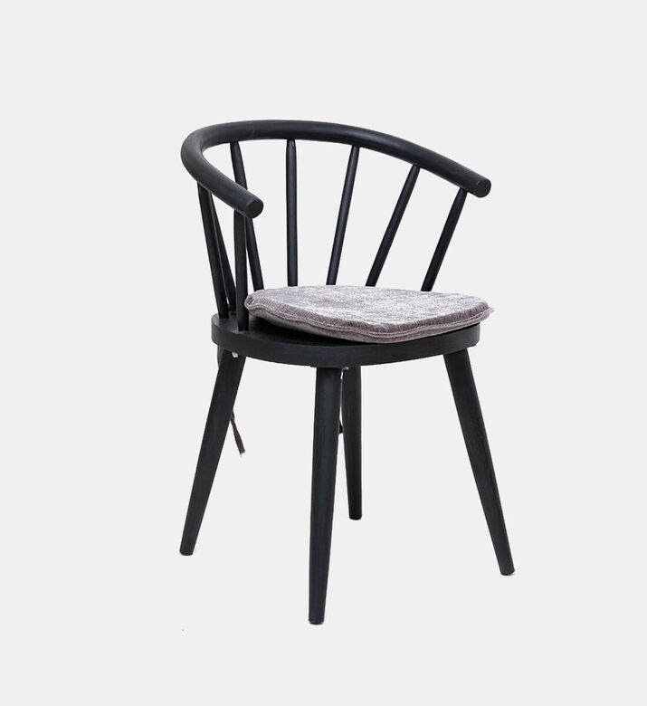 Home Deco and More Augusta Wooden Dining Chair, Natural, 53x48x76-cm, Packshot View