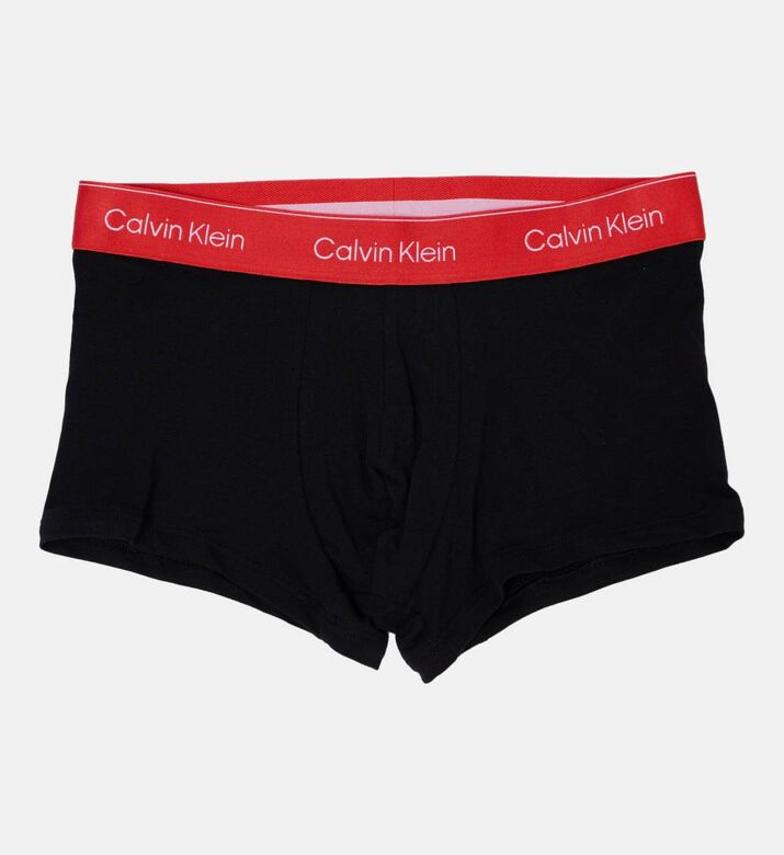 Calvin Klein Cotton Two-tone Design 3-pack Trunks, Packshot View