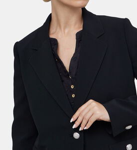 Jeweled Buttons Blazer Jacket Jeweled Buttons Blazer Jacket